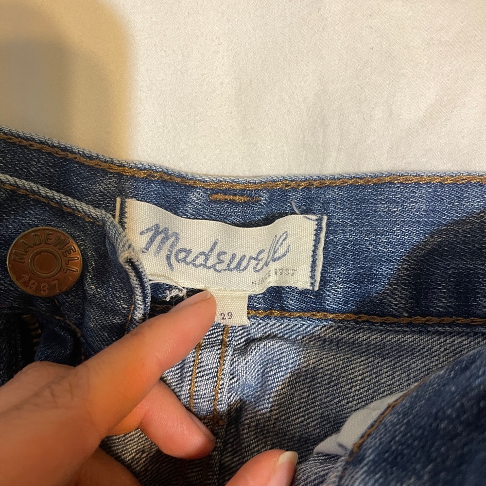 Madewell Blue Jean Shorts - Picture 3 of 4